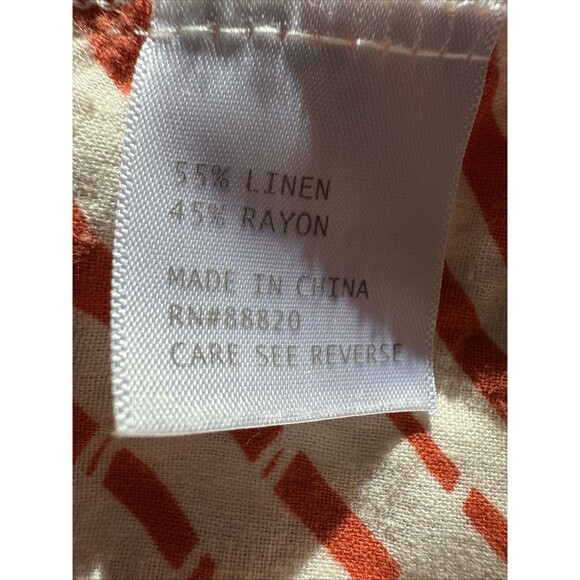 Panama Jack Tropical Pant/Shirt Set Soft Linen Rayon Blend Sz Lg Beach Resort - Picture 2 of 11